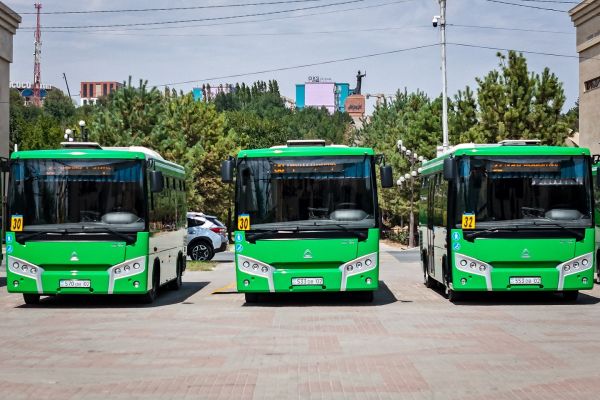 Шымкент обновляет автобусный парк: на маршруты вышли новые автобусы