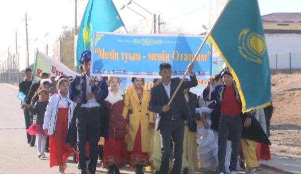 Түркістан облысы: Шардара ауданында &laquo;Менің туым &ndash; менің отаным!&raquo; акциясы ұйымдастырылды