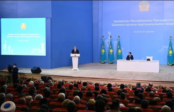 КАСЫМ-ЖОМАРТ ТОКАЕВ ПРОВЕЛ ВСТРЕЧУ С ОБЩЕСТВЕННОСТЬЮ ШЫМКЕНТА