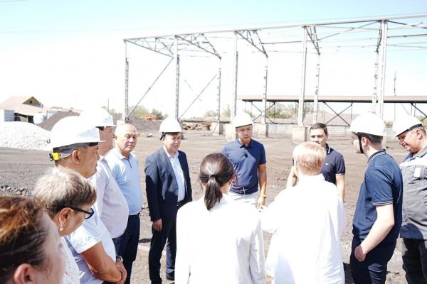 Встреча с коллективом предприятия &laquo;KAZFERROGROUP&raquo;