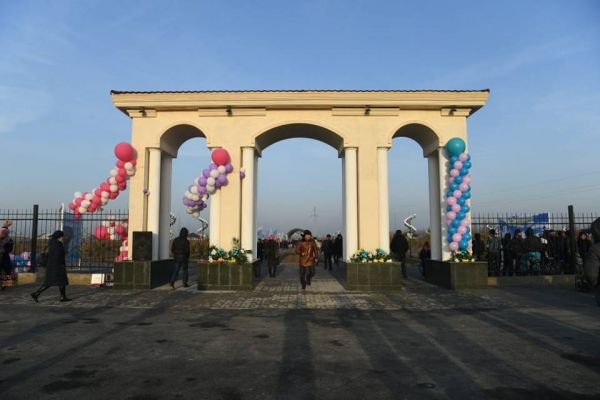В Туркестане накануне Дня Независимости открыли парк &laquo;Парасат&raquo;