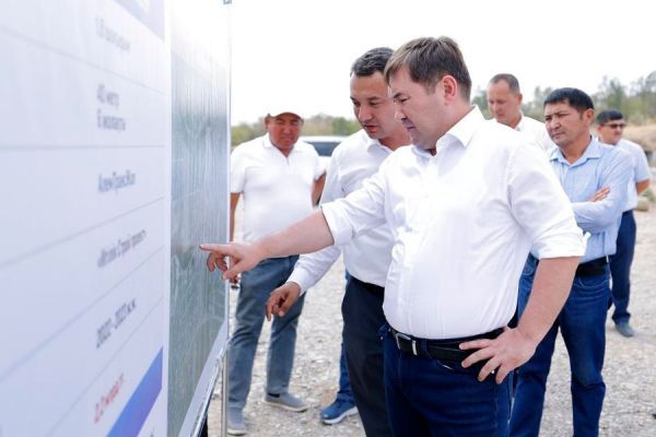 СТРОИТЕЛЬСТВО МАГИСТРАЛИ "ТАШКЕНТ-АЛМАТЫ" ГОТОВО НА 65 ПРОЦЕНТОВ