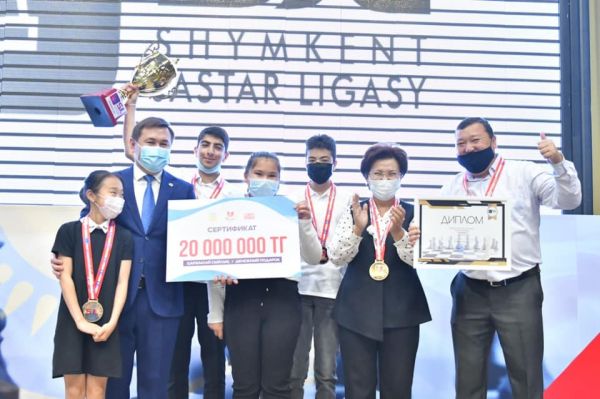 В Шымкенте определены победители игр в шахматы &laquo;Молодежной лиги Шымкента&raquo;
