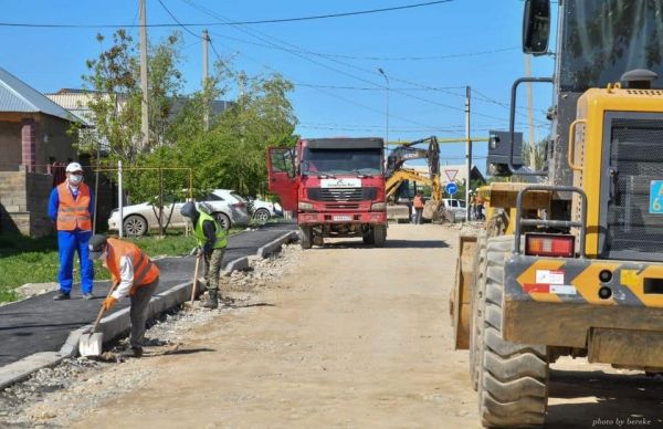 Шымкент: В этом году на 153 км грунтовых дорог проложат щебень