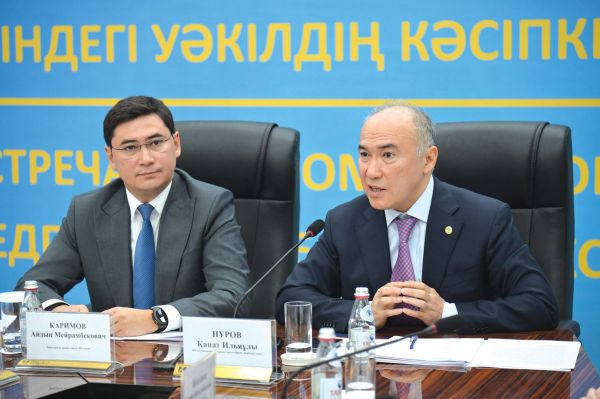 Канат Нуров прибыл в Шымкент c рабочим визитом